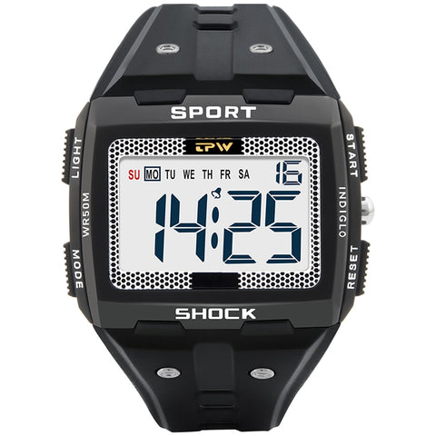Big Numbers Men Sport Watch Digital Multifunction Alarm Chrono