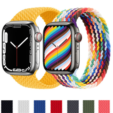 braided solo loop For Apple Watch band 44mm 40mm